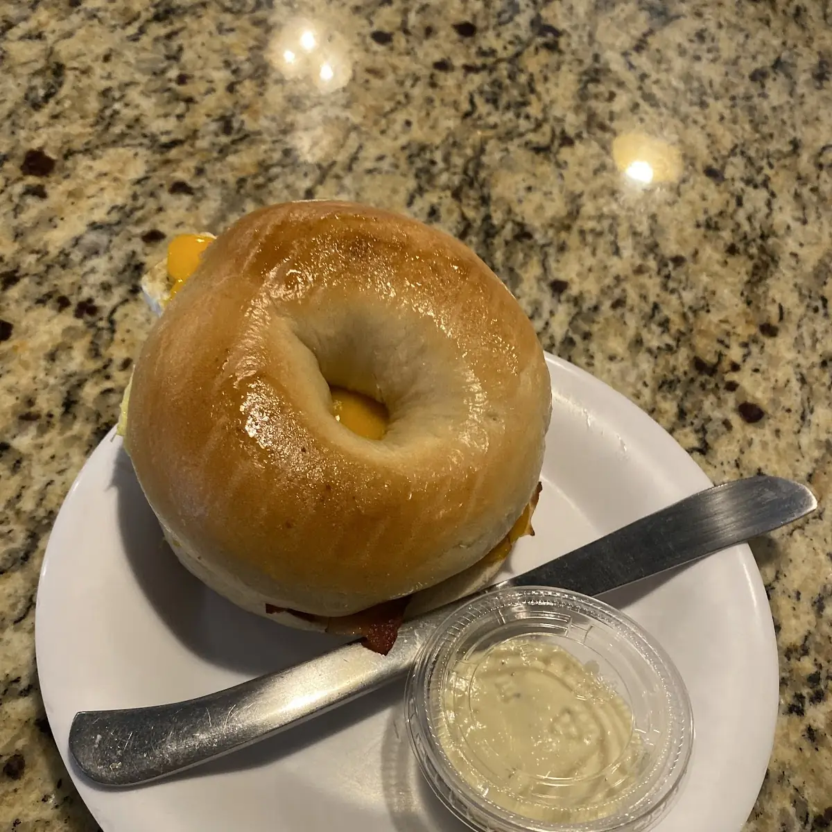 Plain Bagel & Cream Cheese