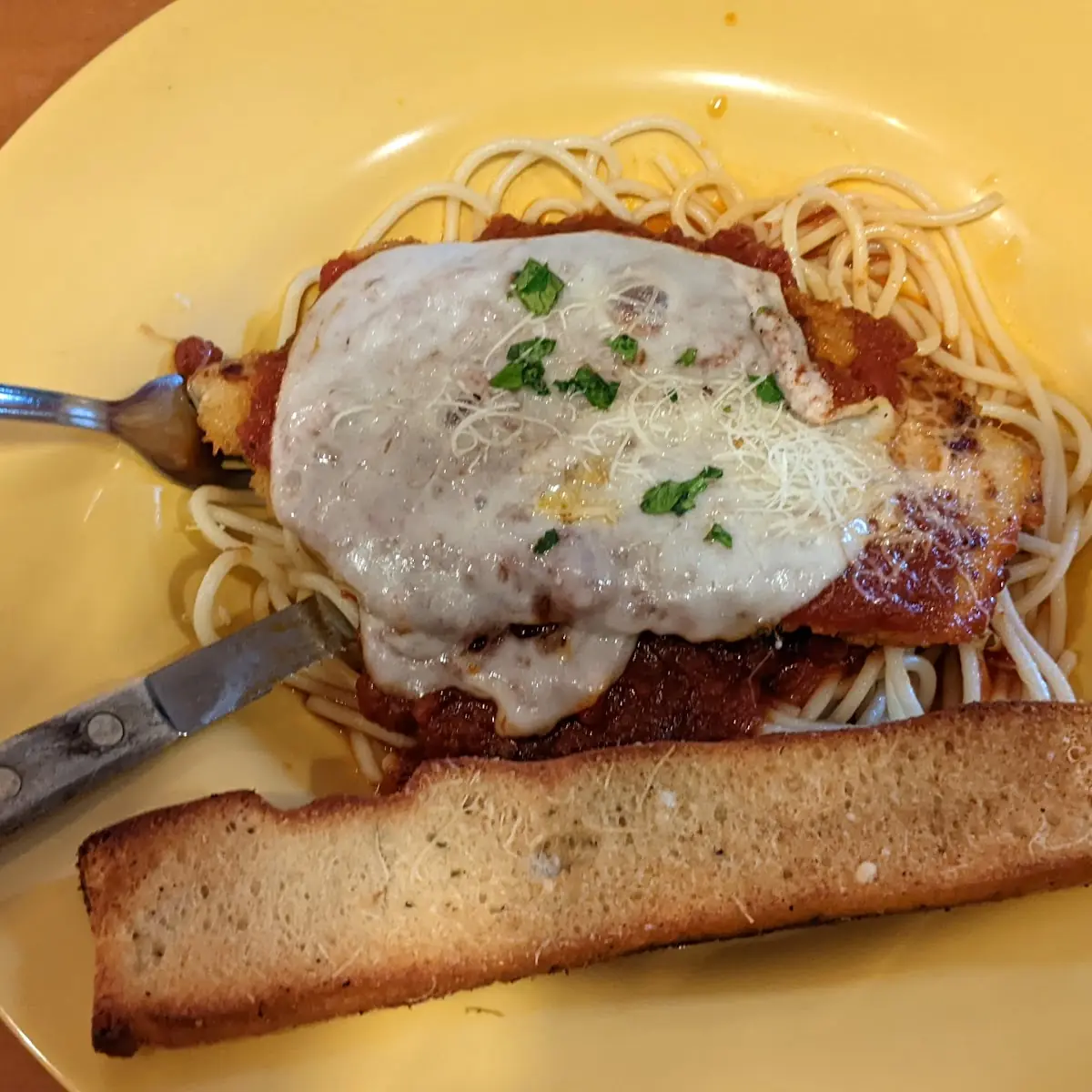 Open Face Roasted Eggplant Parmesan