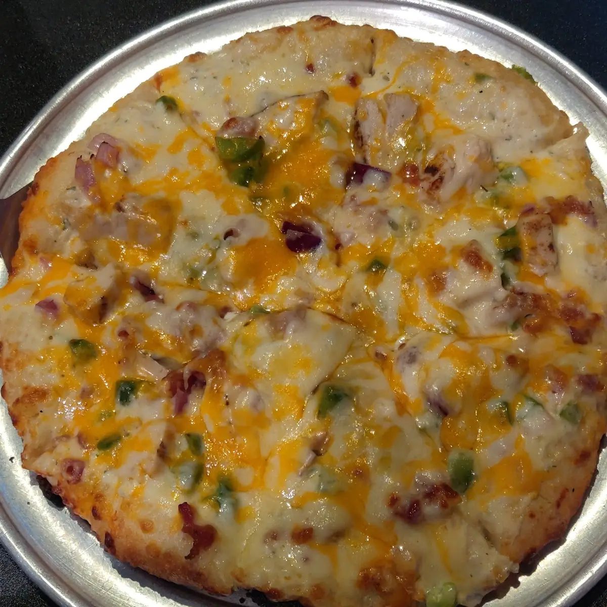 Alfredo Chicken Pizza