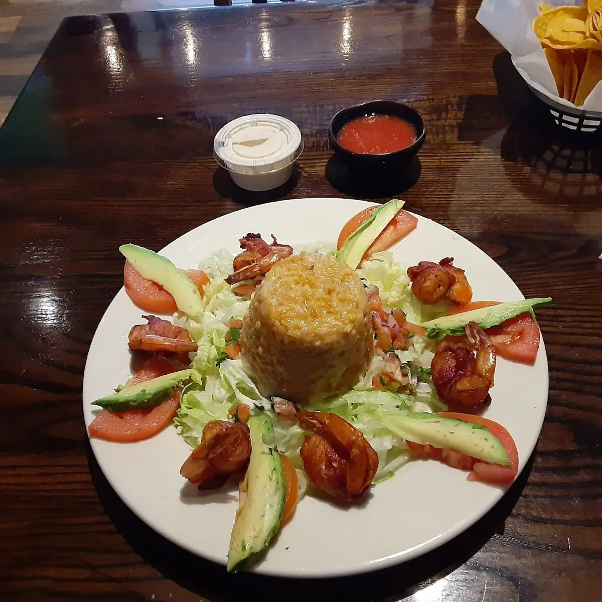 Bacon-Wrapped Shrimp with Avocado Slices