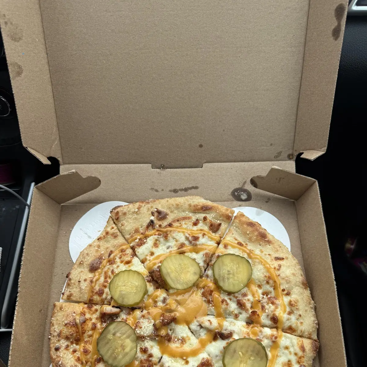 Chicken Bacon Pizza with Pickles
