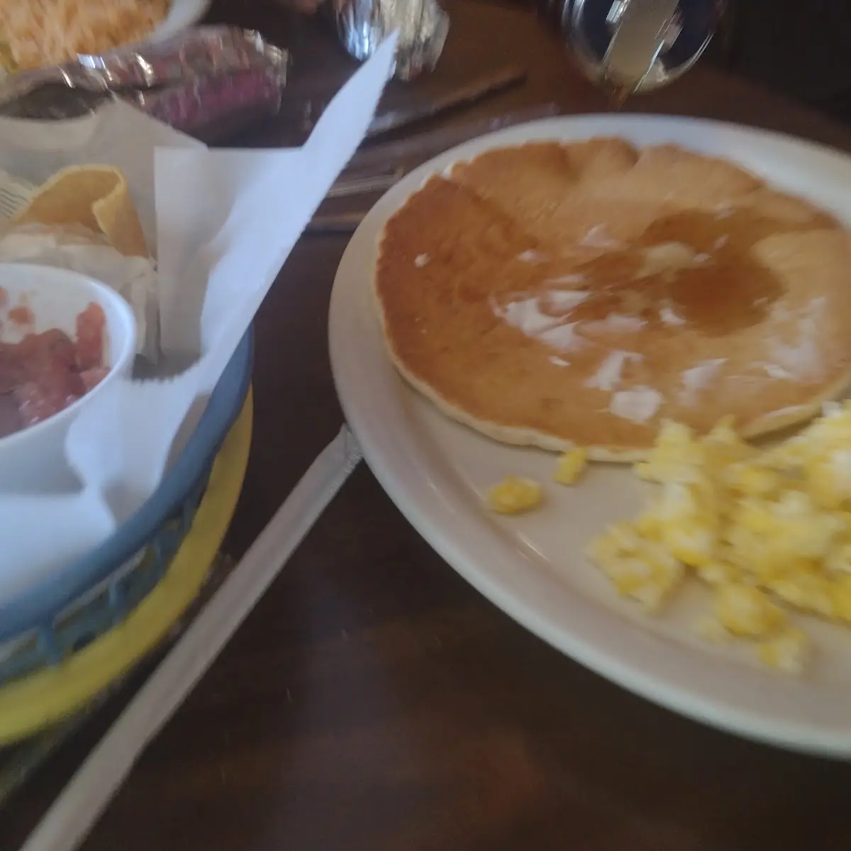 Pancake and Scrambled Egg