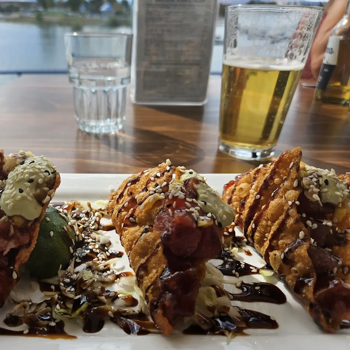 Ahi Poke Tacos