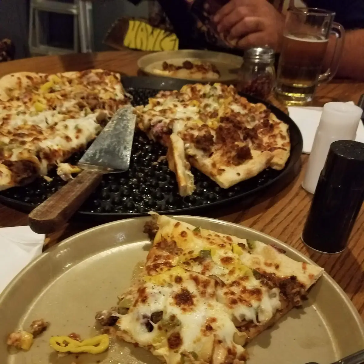 Beef and Onion Pizza