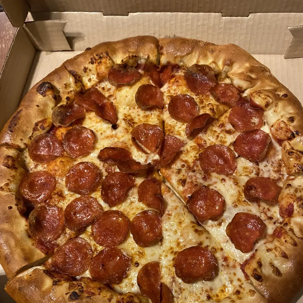 Stuffed Crust Pepperoni Pizza