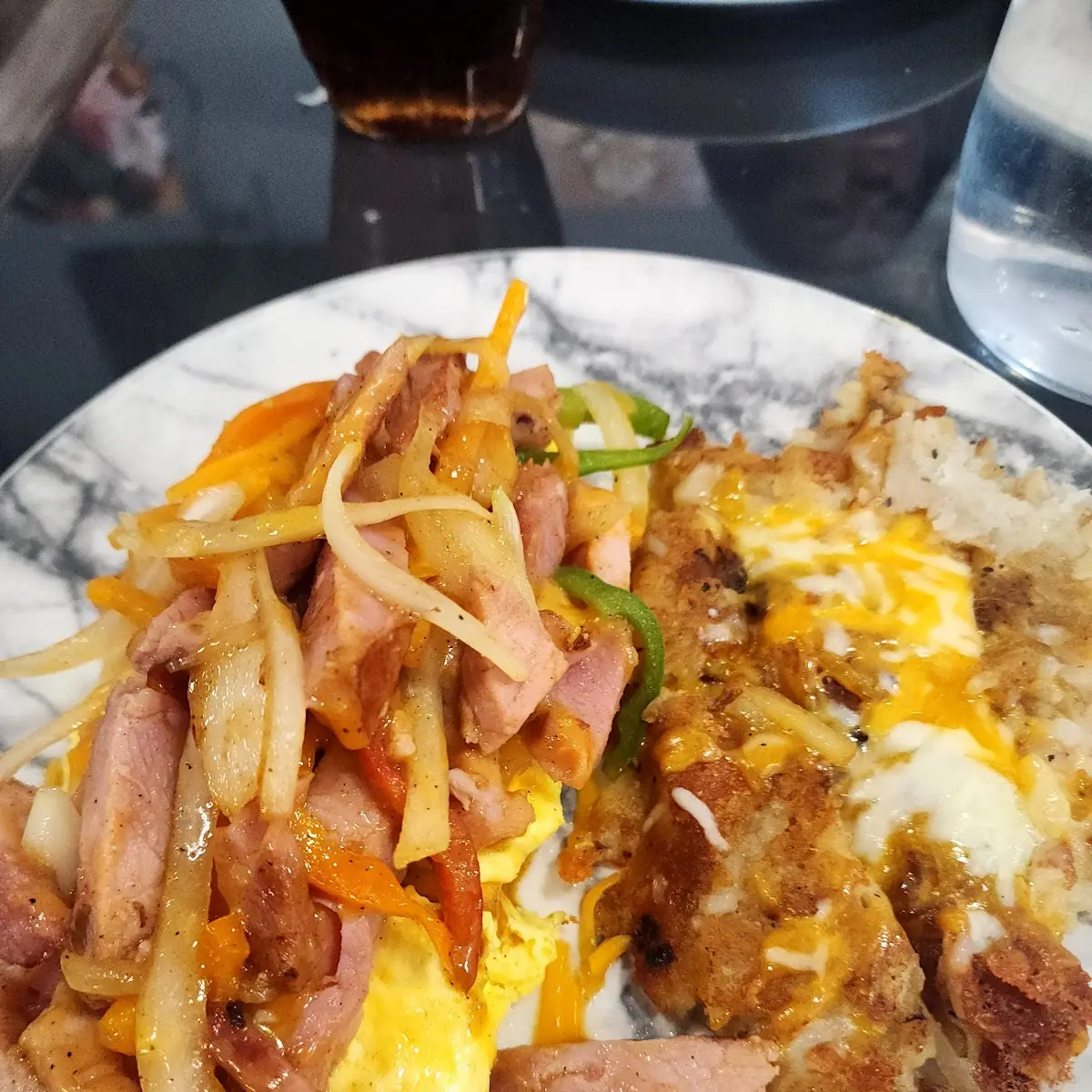 Ham and Cheese Omelette