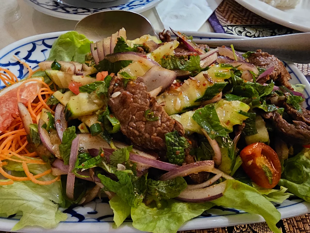 Thai Beef Salad, Yai’s Thai Takeaway & Cafe