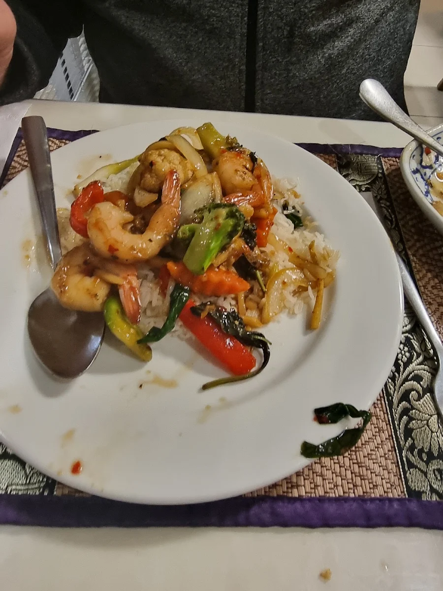 Thai Chilli Basil King Prawn, Yai’s Thai Takeaway & Cafe