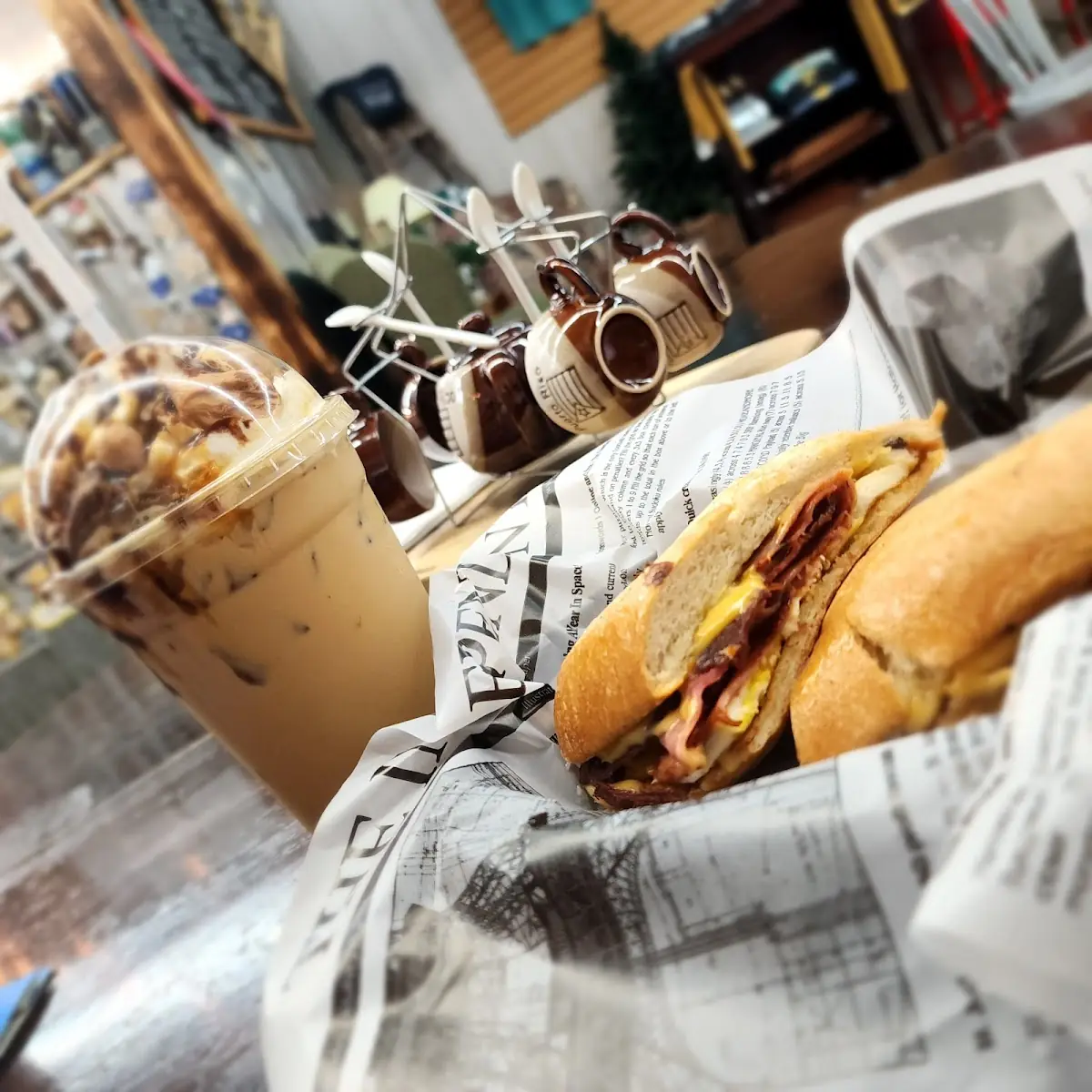 Bacon Ham Egg and Cheese Hoagie