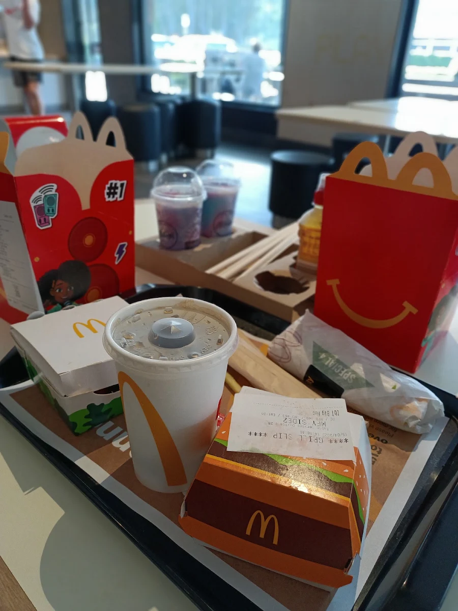 Double Mac and Cheese Burger and Fries, McDonald's Warriewood