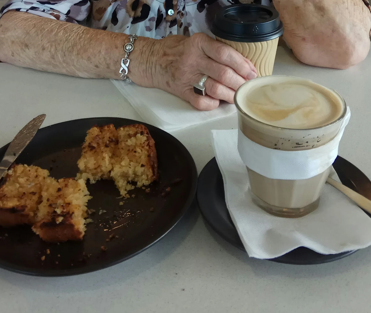 Toasted Banana Bread & Cafe Latte, McDonald's Collinswood