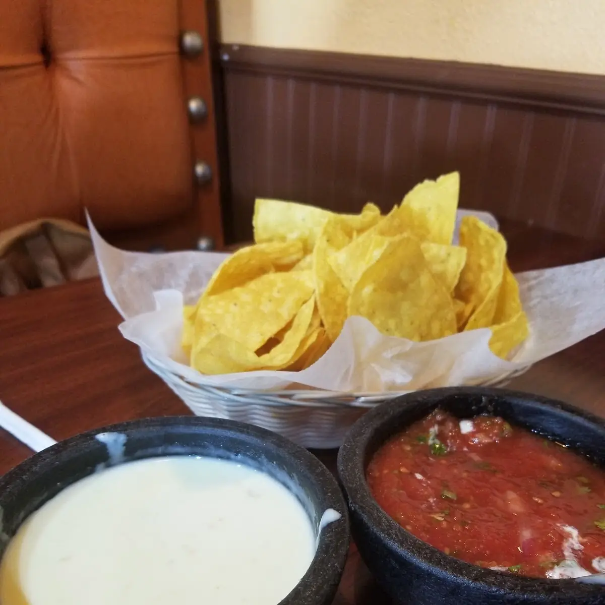 Chips Salsa and Cheese
