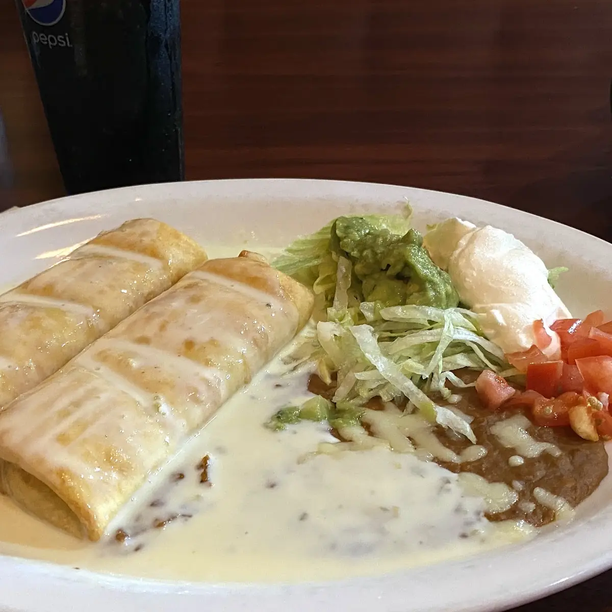 Fried Chicken Chimichanga