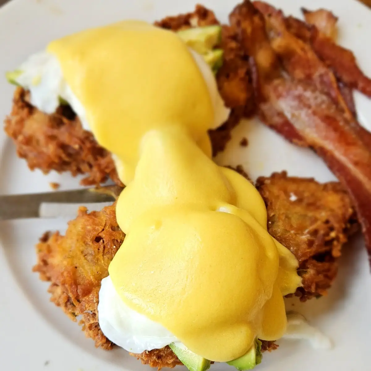 Clark's Poached Eggs with Bacon