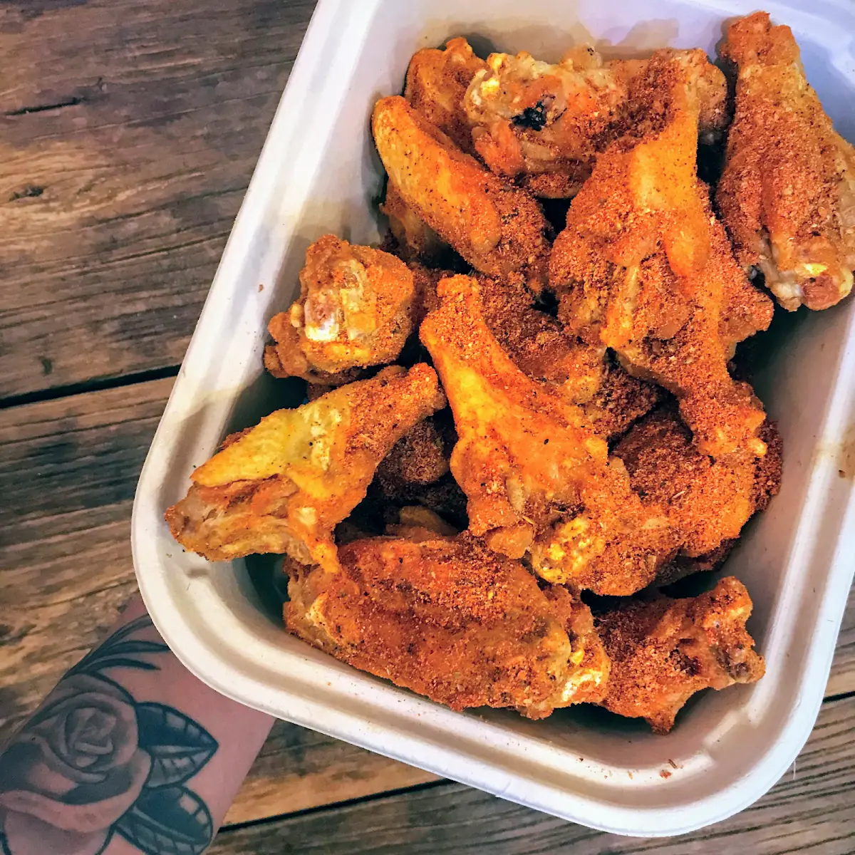 Cajun Dry Rub Chicken Wings 5