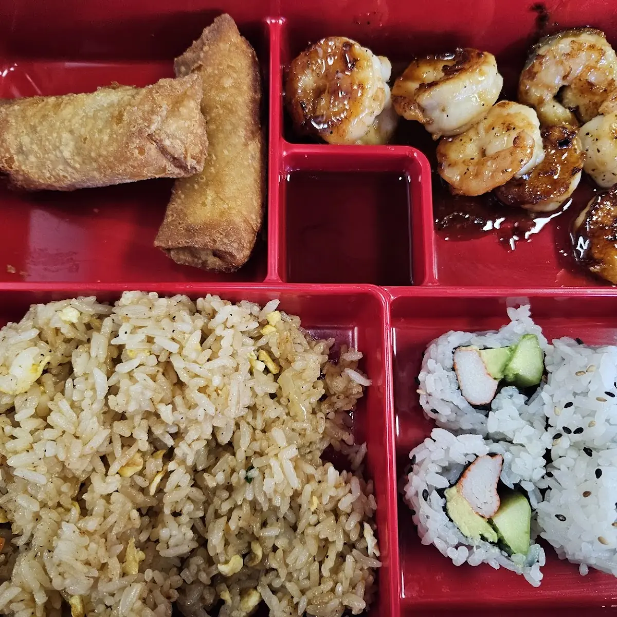 Bento Shrimp Teriyaki
