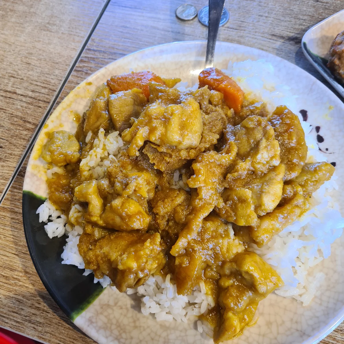Curry Chicken on Rice, Dumpling King