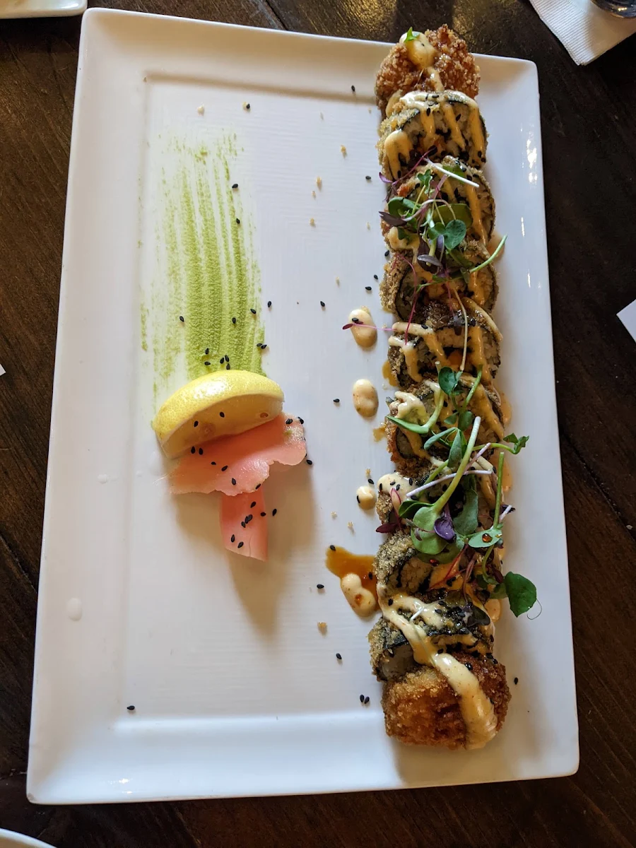 Crispy Hamachi Sushi Roll, Mercer Kitchen | Beer Hall