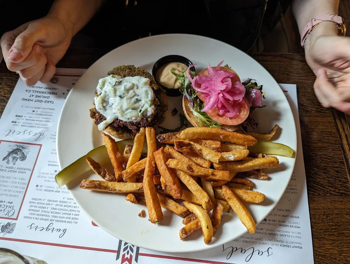 Falafel Burger, Mercer Kitchen | Beer Hall