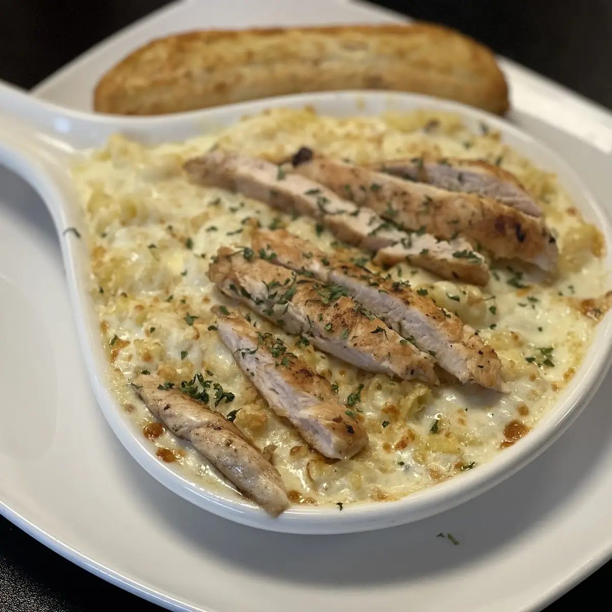 Baked Chicken Alfredo