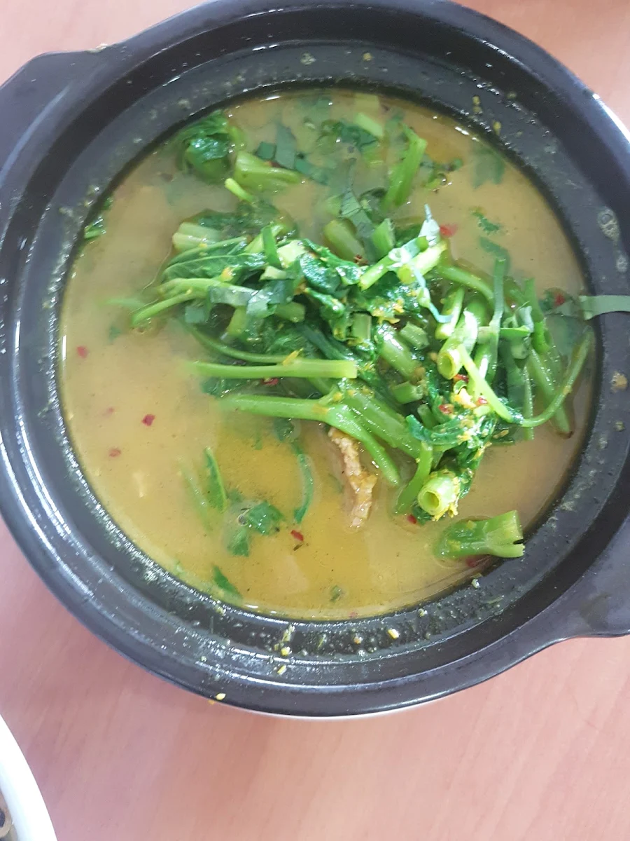 Cambodian Lemongrass Sweet and Sour Soup Beef, Battambang Restaurant II