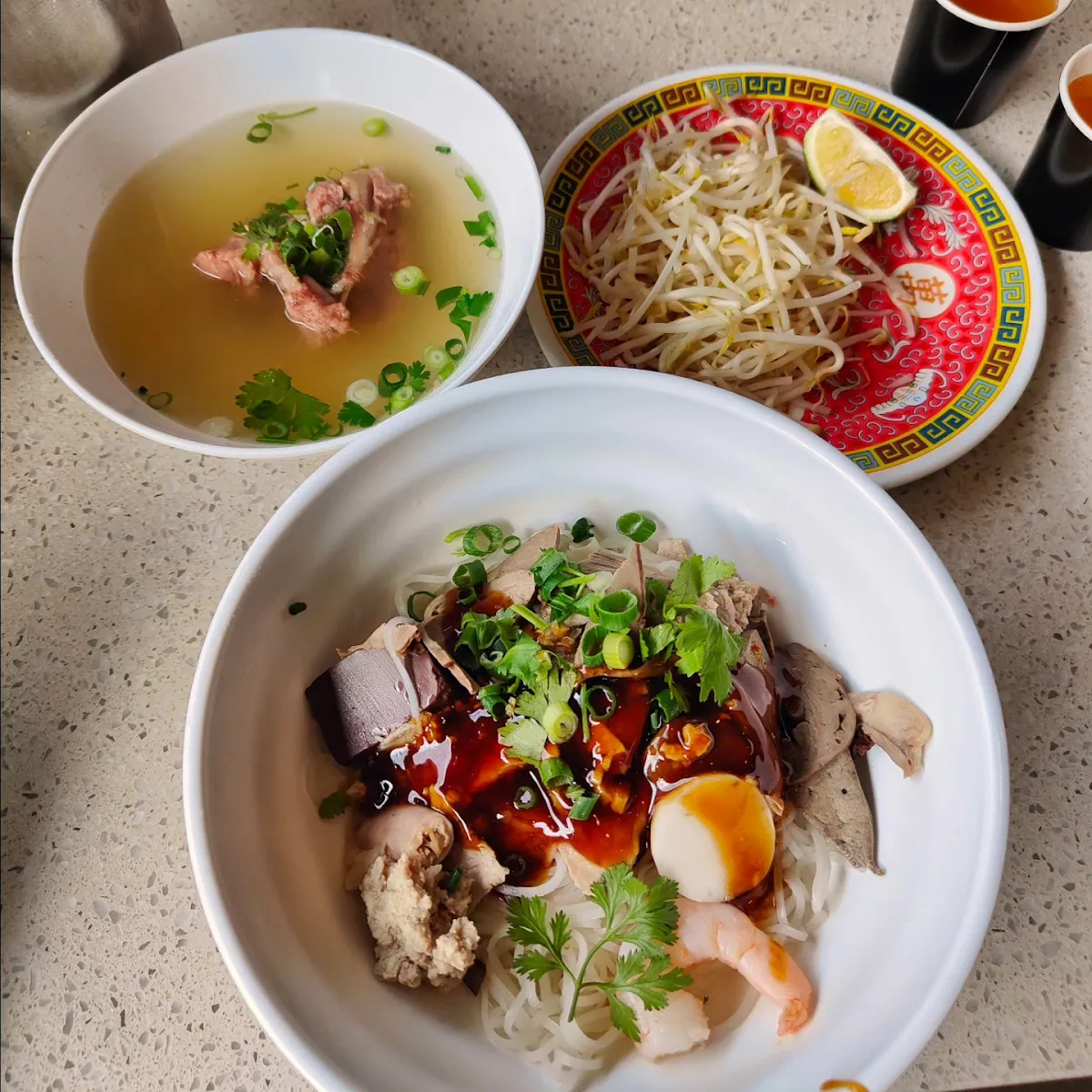 Dry Pork Noodles, Battambang Restaurant II