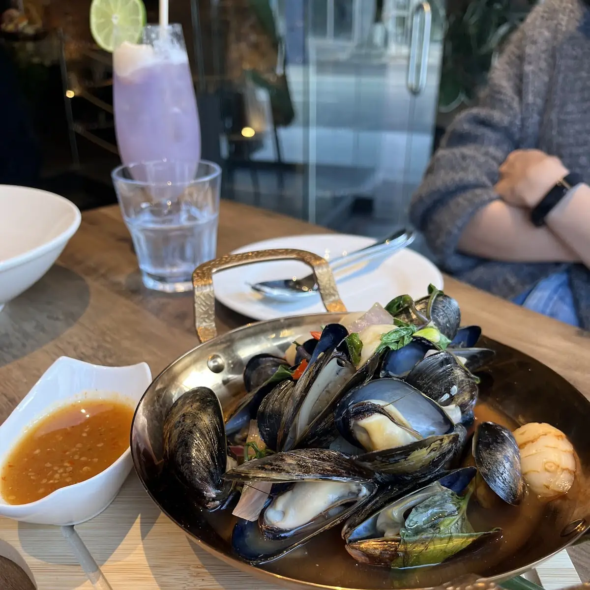 Steamed Mussels