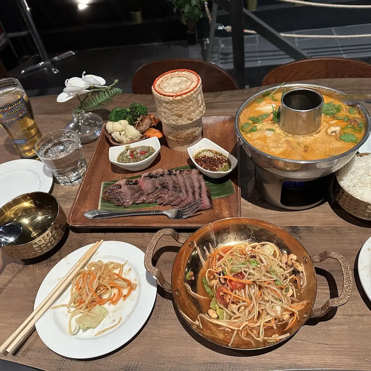 Tom Yum Seafood Soup