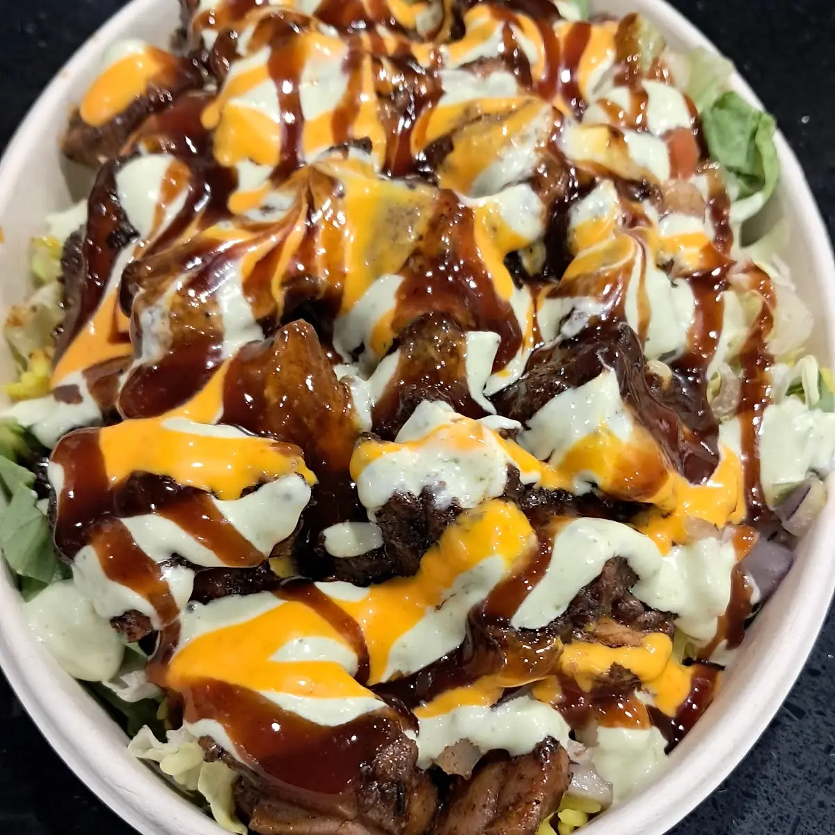Jerk Chicken over Rice Bowl