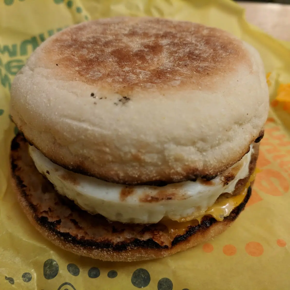 Sausage Mcmuffin with Egg