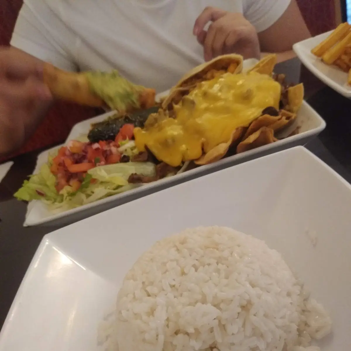 Nachos Tejanos Arroz Blanco