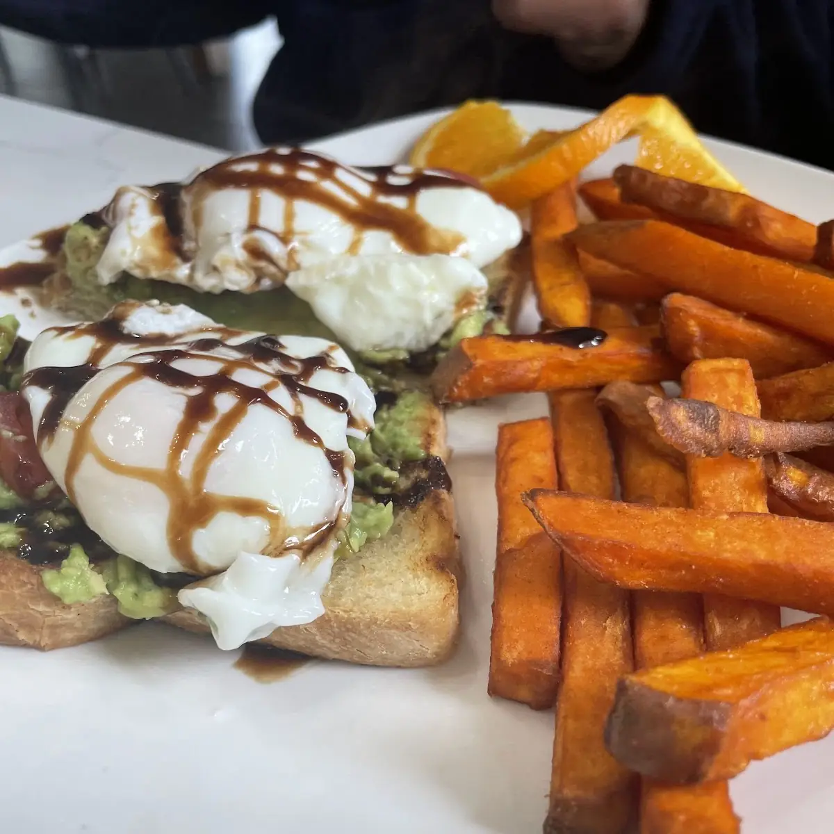 Avocado Toas with Sweet Potatoes