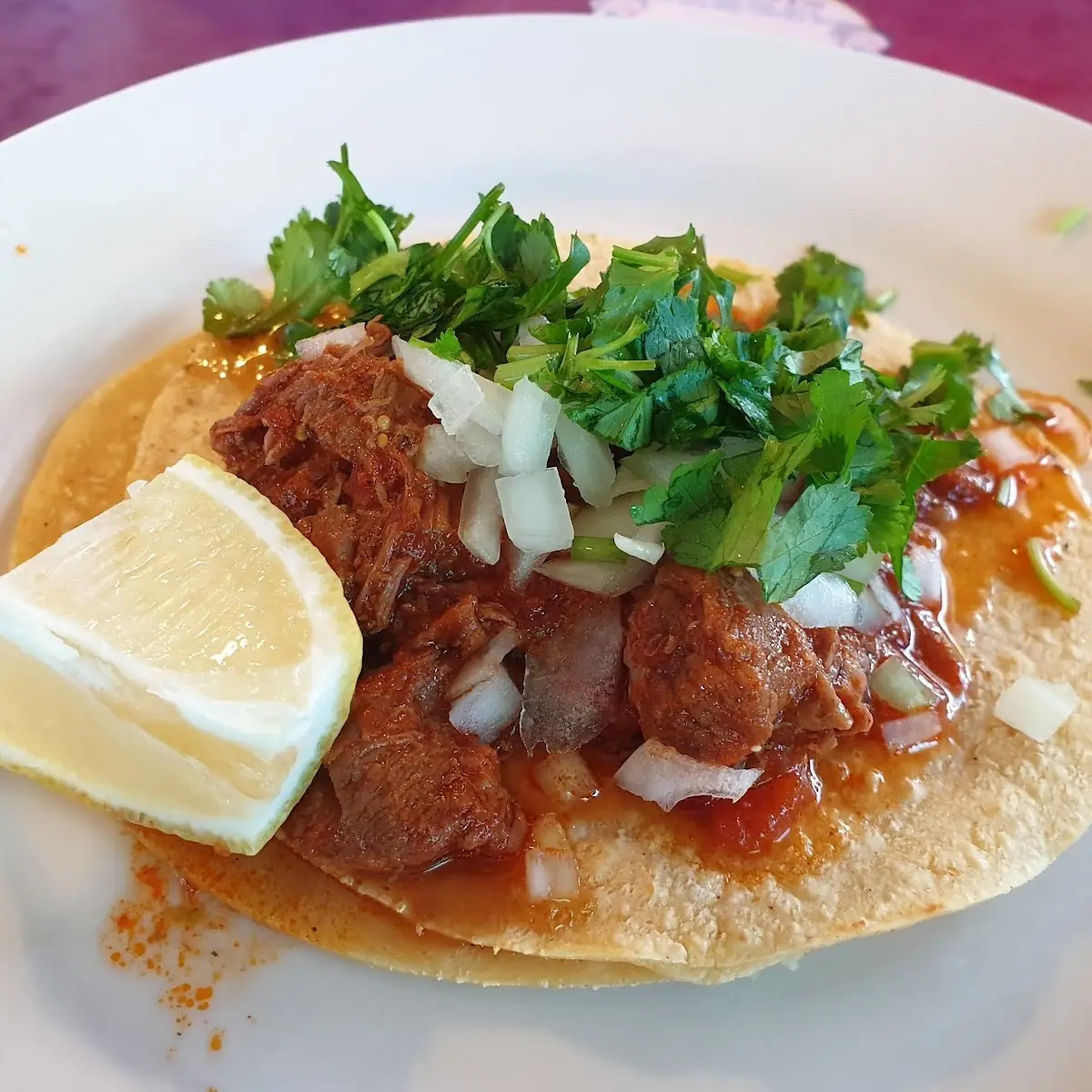 2 Chile Colorado Tacos