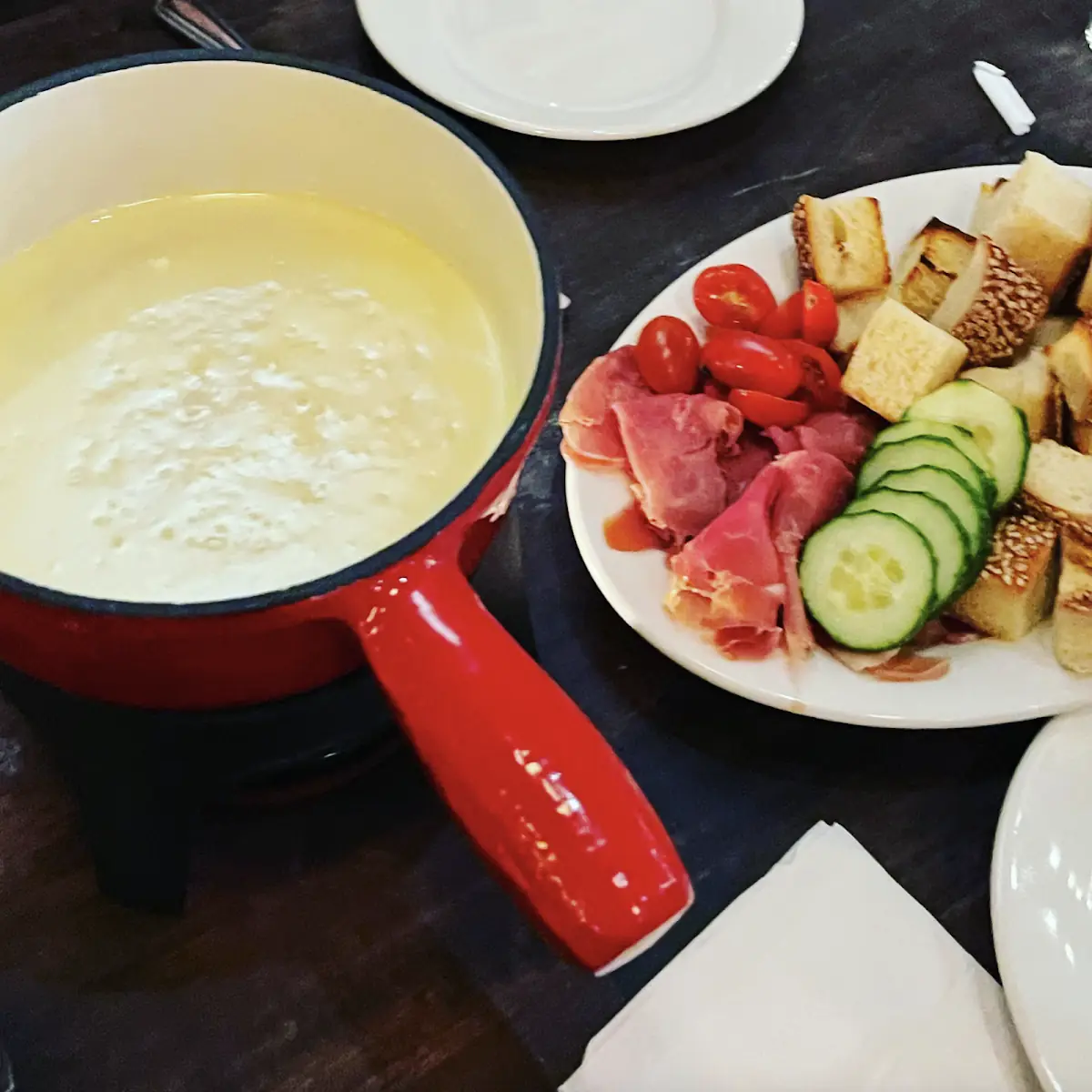 Italian Zeppole Nutella Fondu For Two