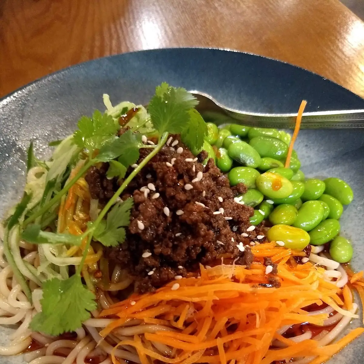Sour and Spicy Cool Noodle with Beef