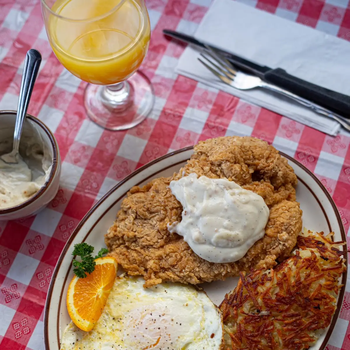 Country Fried Chicken & Eggs