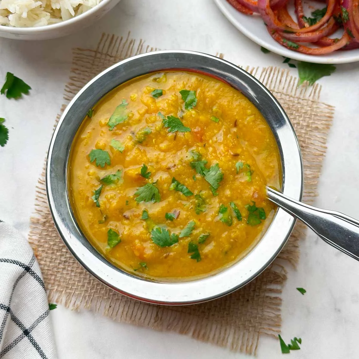 Dal Fry, Sindoor Indian restaurant Petersham