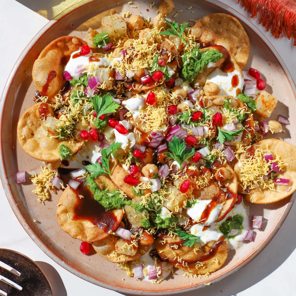 Papri Chaat, Sindoor Indian restaurant Petersham