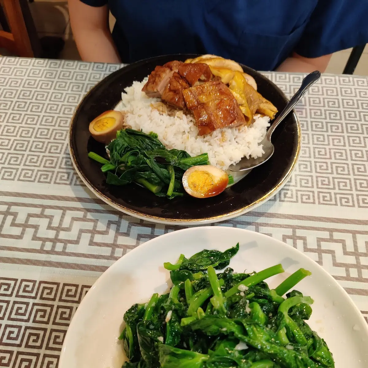 Salted Fish w Chinese Broccoli