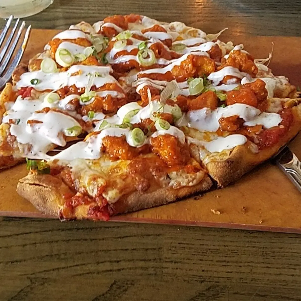 Buffalo Chicken Flatbread