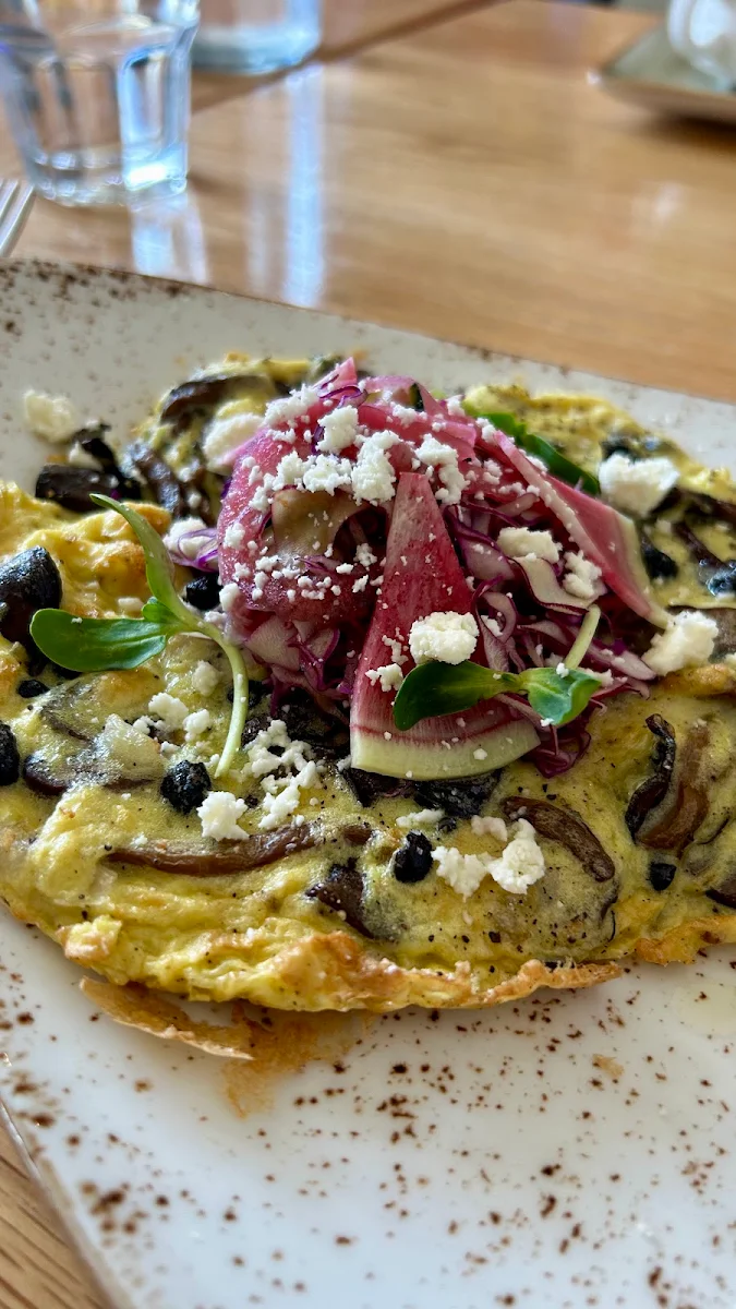 Eggplant Omelette, Ruex Cafe and Bar