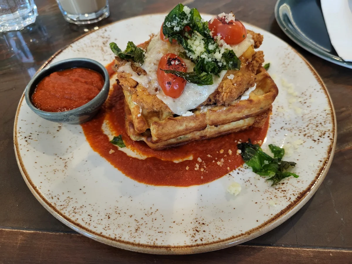 Fried Chicken & Waffle, Ruex Cafe and Bar
