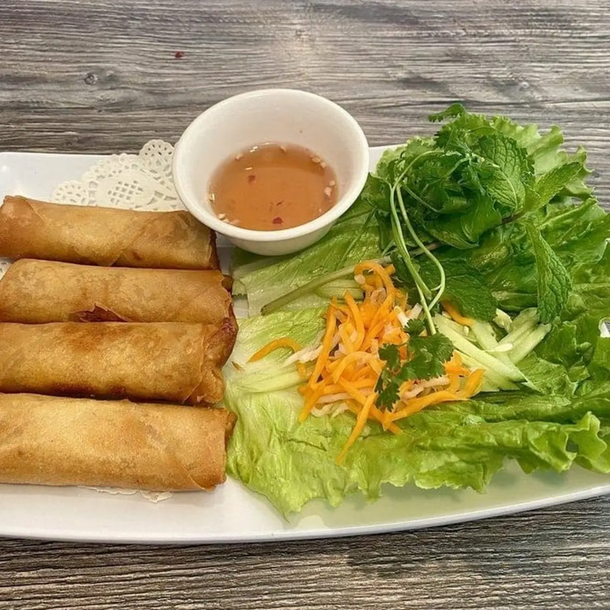 Egg Rolls with Vermicelli