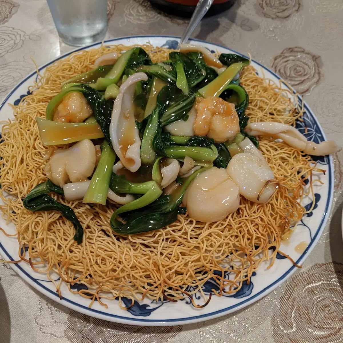 Seafood Pan Fried Noodles
