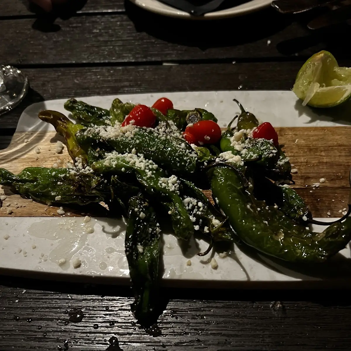 Spicy Shishito Peppers
