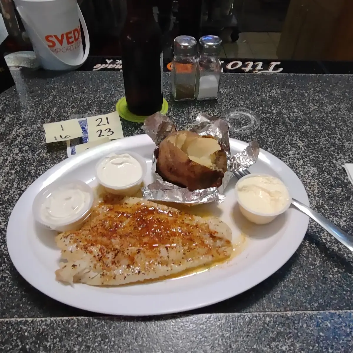 Baked Cod Baked Potato