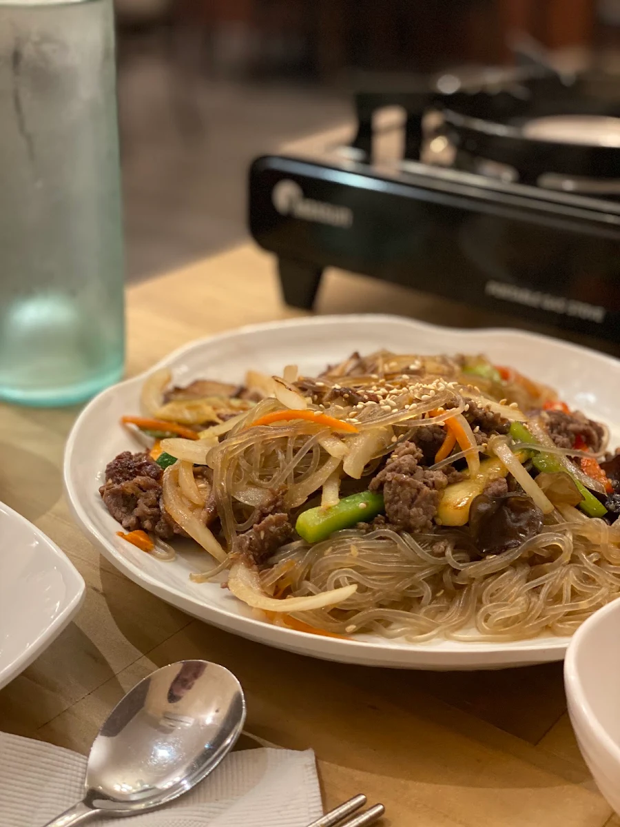 Japchae, Mr & Mrs Kitchen Korean Restaurant