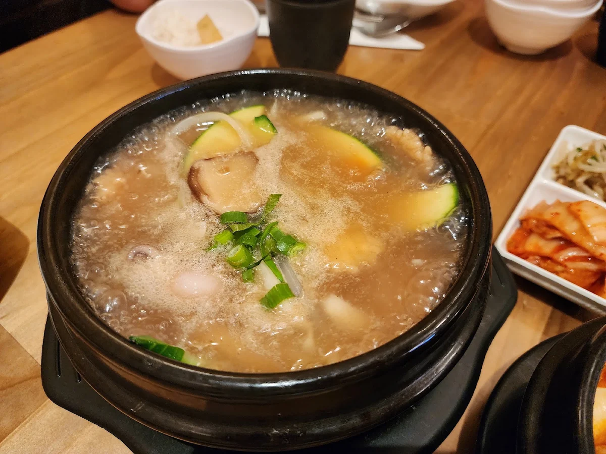 Seafood Stew with Crispy Rice Cake, Mr & Mrs Kitchen Korean Restaurant
