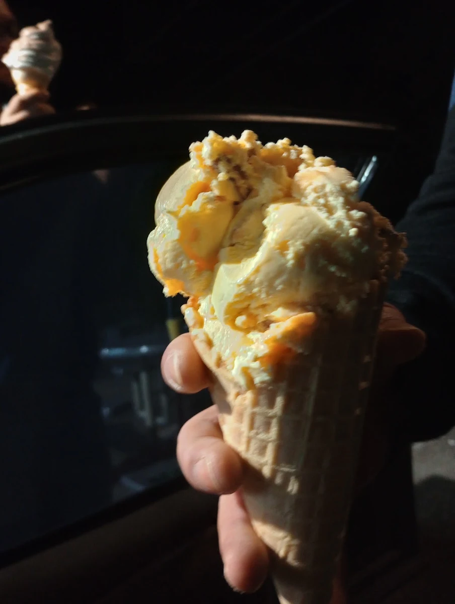 Caramel Pecan Low Sugar Ice Cream Waffle Cone