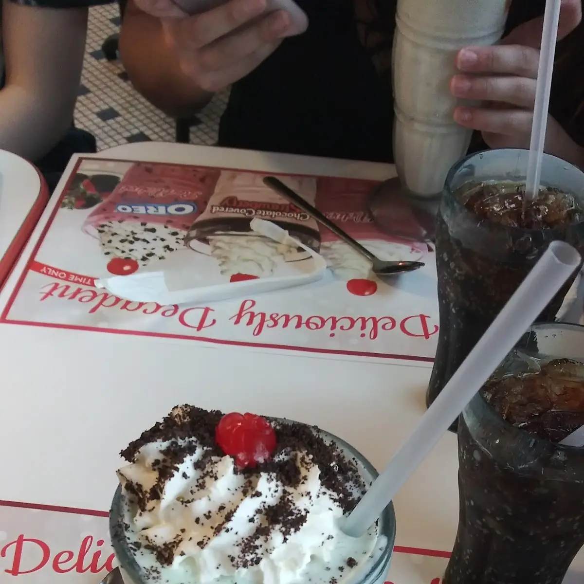 Oreo Cookies and Cream Milkshake